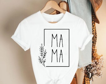 Floral Mama Shirt, Mothers Day Gift, New Mom Gift,Cute Mom Shirt,Flower Mama Tshirt, Spring Mama Shirt,Motherhood Shirt,Wildflowers Mama Tee