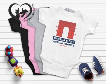 Vive La France T-Shirt, Bastille Day T-Shirt, French National Day Outfit,Kid Bastille Day T-Shirt,Toddler Shirt, French Independence Shirt