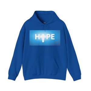 Christian Hope Hoodie, Romans 15:13 Bible Verse Sweatshirt, Inspirational Hooded Sweatshirt, Religious Apparel, Bible Verse Hoodie