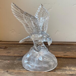 水晶 鉄製イーグル 置物 重量級 【公式通販】