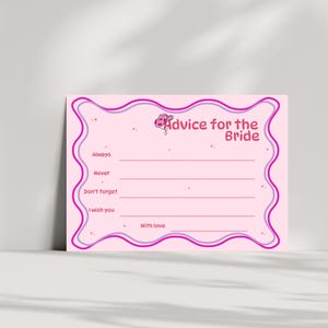 Scheda di consigli modificabile per l'addio al nubilato dell'ultimo rodeo, giochi rosa personalizzati per l'addio al nubilato, download digitale, modello personalizzabile. A103