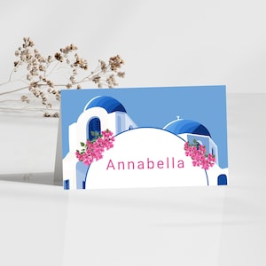 Nome editável para despedida de solteira da Mamma Mia, etiqueta para casamento da Rainha da Dança Grega, modelo personalizado para despedida de solteira, download digital A104