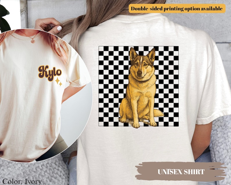 Custom Comfort Colors Vintage Bootleg Pet Shirt Pet Photo + Name Custom Dog Portrait Personalized Shirt Custom T Shirts Cat Shirt 90's Tee image 15