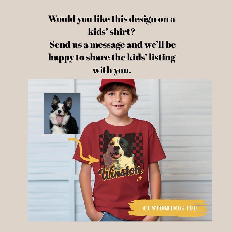 Custom Comfort Colors Vintage Bootleg Pet Shirt Pet Photo + Name Custom Dog Portrait Personalized Shirt Custom T Shirts Cat Shirt 90's Tee image 16