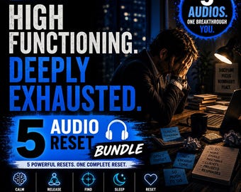 Entrepreneur Reset Bundle, Somatic Audio for Stress, Overthinking (téléchargement numérique)