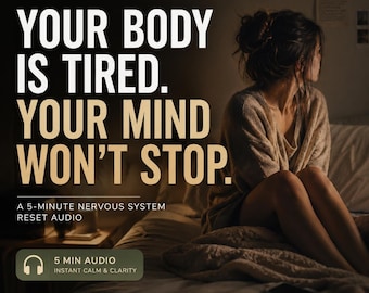 Méditation audio guidée par balayage corporel, respiration, soulagement du stress (téléchargement numérique)