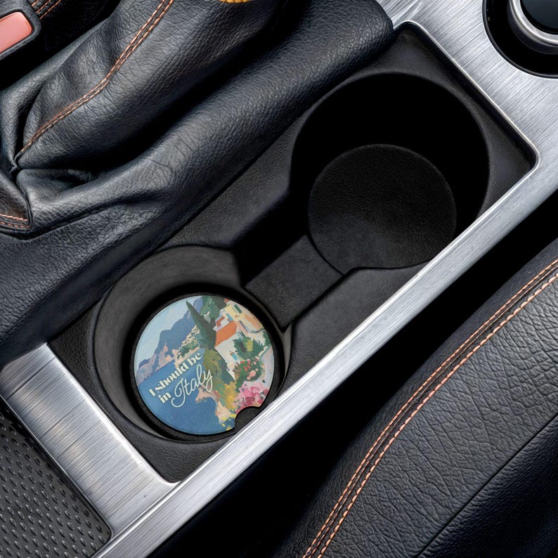 Italian Coast Soapstone Car Coaster image 2