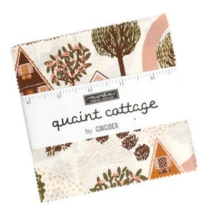 Moda Charm Pack, voorgesneden 5"-vierkanten, quiltpakket, Charm Pack stoffen, Moda Precuts, Precuts quilten, Schilderachtige Cottage-collectie
