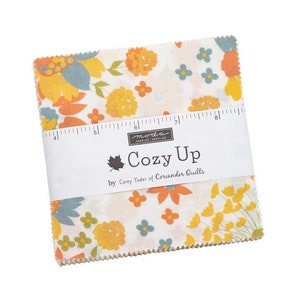 Moda Charm Pack, Pre Cut 5" Squares, Quilting Charm Pack, Charm Pack Fabrics, Moda Precut, Quilting Precuts, Cozy Up Collection, Corey Yoder