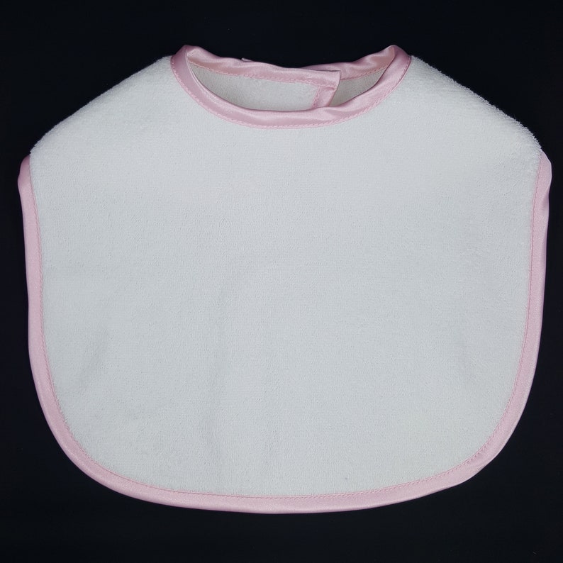 Blank Baby Bibs, Plain White Baby Bib, Blank Embroidery Bibs, Blank