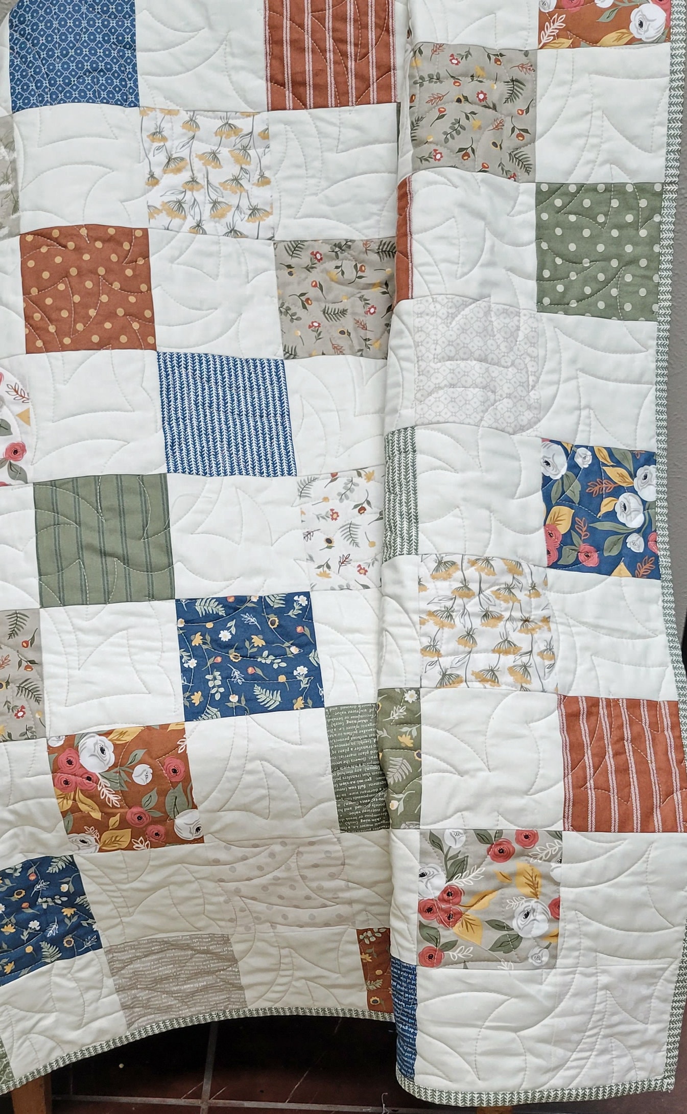 Easy Quilt Kit, Beginner Quilt Kit, Throw Quilt Kit, Patchwork Quilt