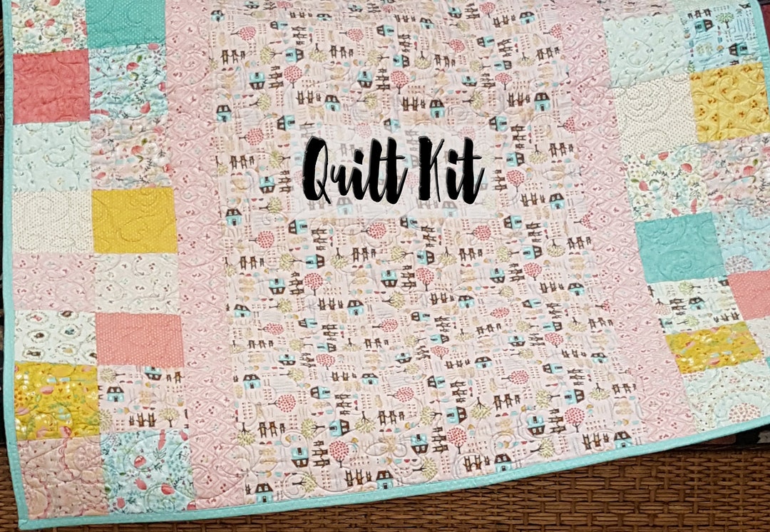 Goldilocks & Three Bears Quilt Kit Baby Girl Quilt Kit Easy Etsy