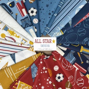 Moda Layer Cake, Pre Cut 10&quot; Squares, Quilting Layer Cake, Layer Cake Fabrics, Quilting Precuts, All Star Collection, Stacy Iest Hsu Fabric