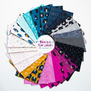 Ruby Star Layer Cake, Pre Cut 10&quot; Squares, Quilting Layer Cake, Layer Cake Fabrics, Moda Precuts, Quilting Precuts, Teddy & The Bears