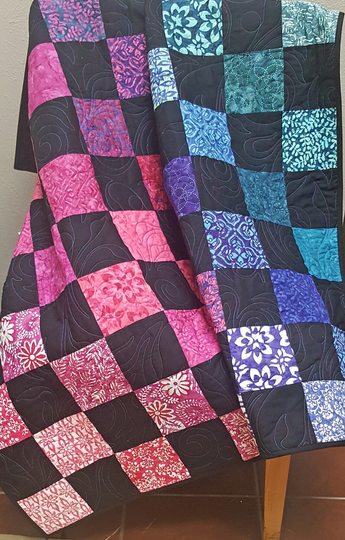 Easy Quilt Kit Beginner Quilt Kit Throw Quilt Kit Patchwork Etsy