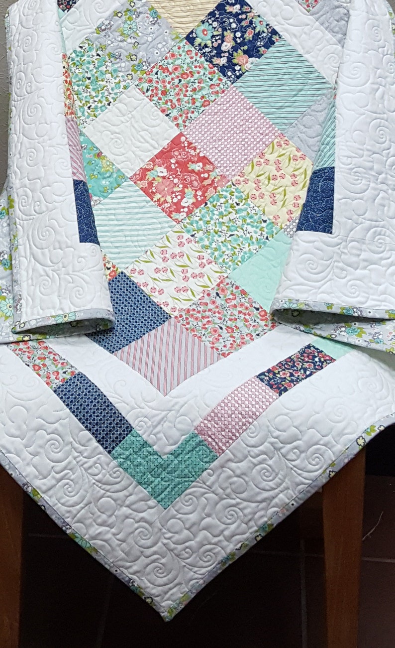 Quilt Pattern, Charm Pack Quilt Pattern, Beginner Quilt Pattern, Easy Quilt Pattern, Baby Quilt Pattern, Throw Quilt Pattern image 7