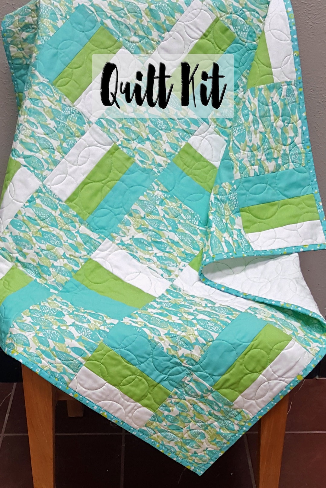 Beach Baby Quilt Kit Baby Quilt Kit Easy Quilt Kit Beginner Etsy