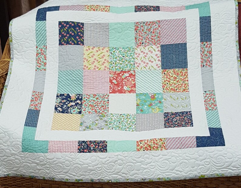 Quilt Pattern, Charm Pack Quilt Pattern, Beginner Quilt Pattern, Easy Quilt Pattern, Baby Quilt Pattern, Throw Quilt Pattern image 5