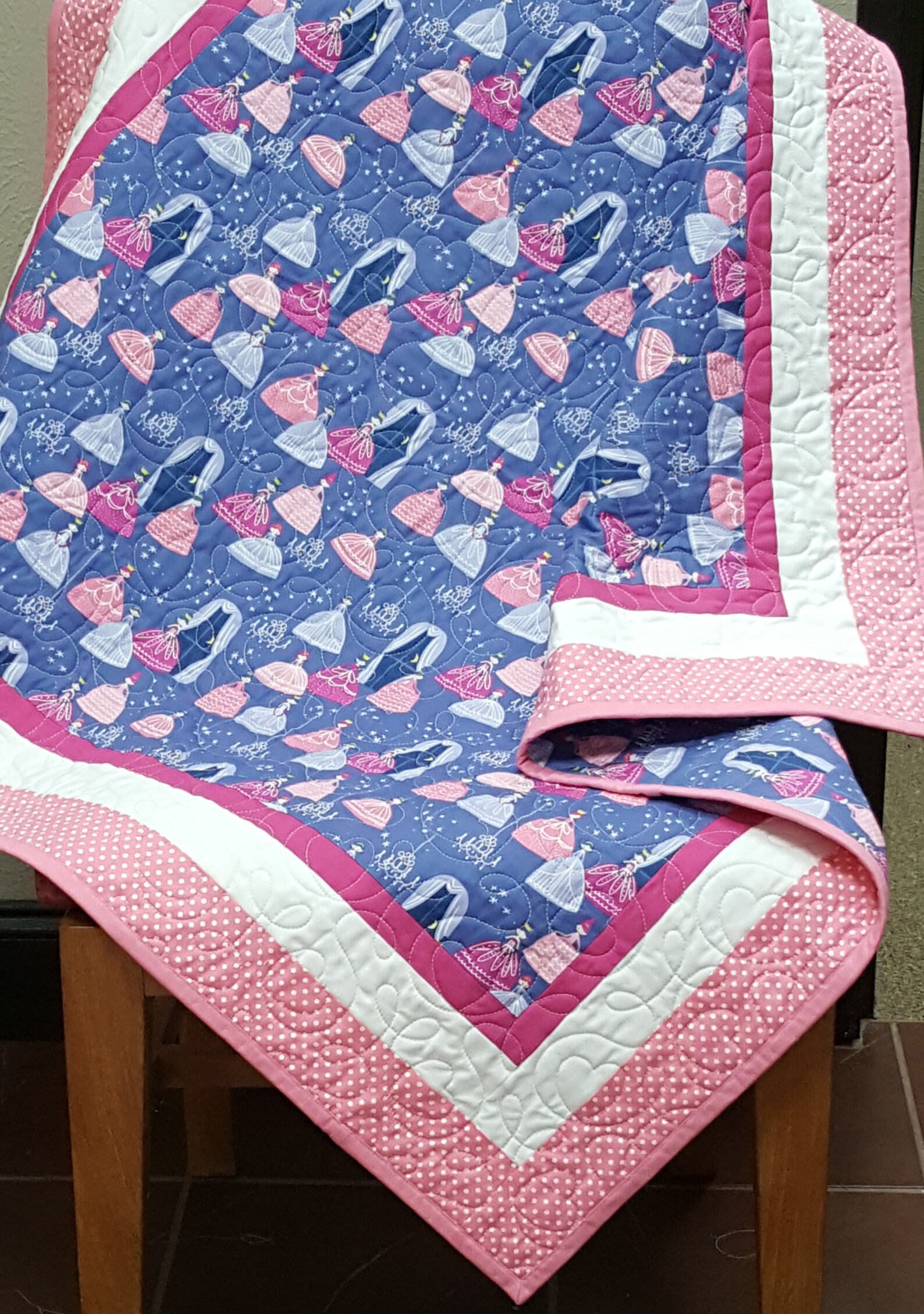 Princess Quilt Kit Baby Girl Quilt Kit Easy Quilt Kit Etsy