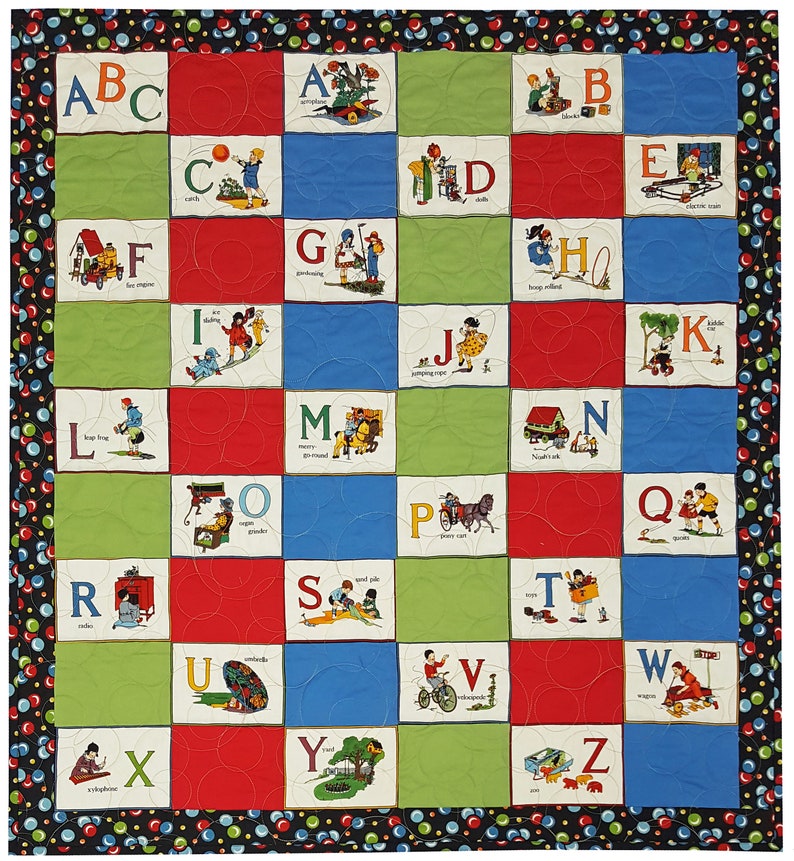 Vintage Baby Quilt Kit Baby Quilt Kit Easy Quilt Kit Etsy