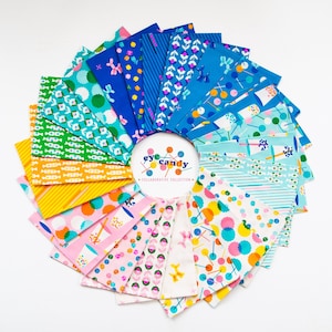 RSS Eye Candy Layer Cake, Pre Cut 10&quot; Squares, Quilting Layer Cake, Layer Cake Fabrics, Moda Precuts, Quilting Precuts, Ruby Star Fabrics