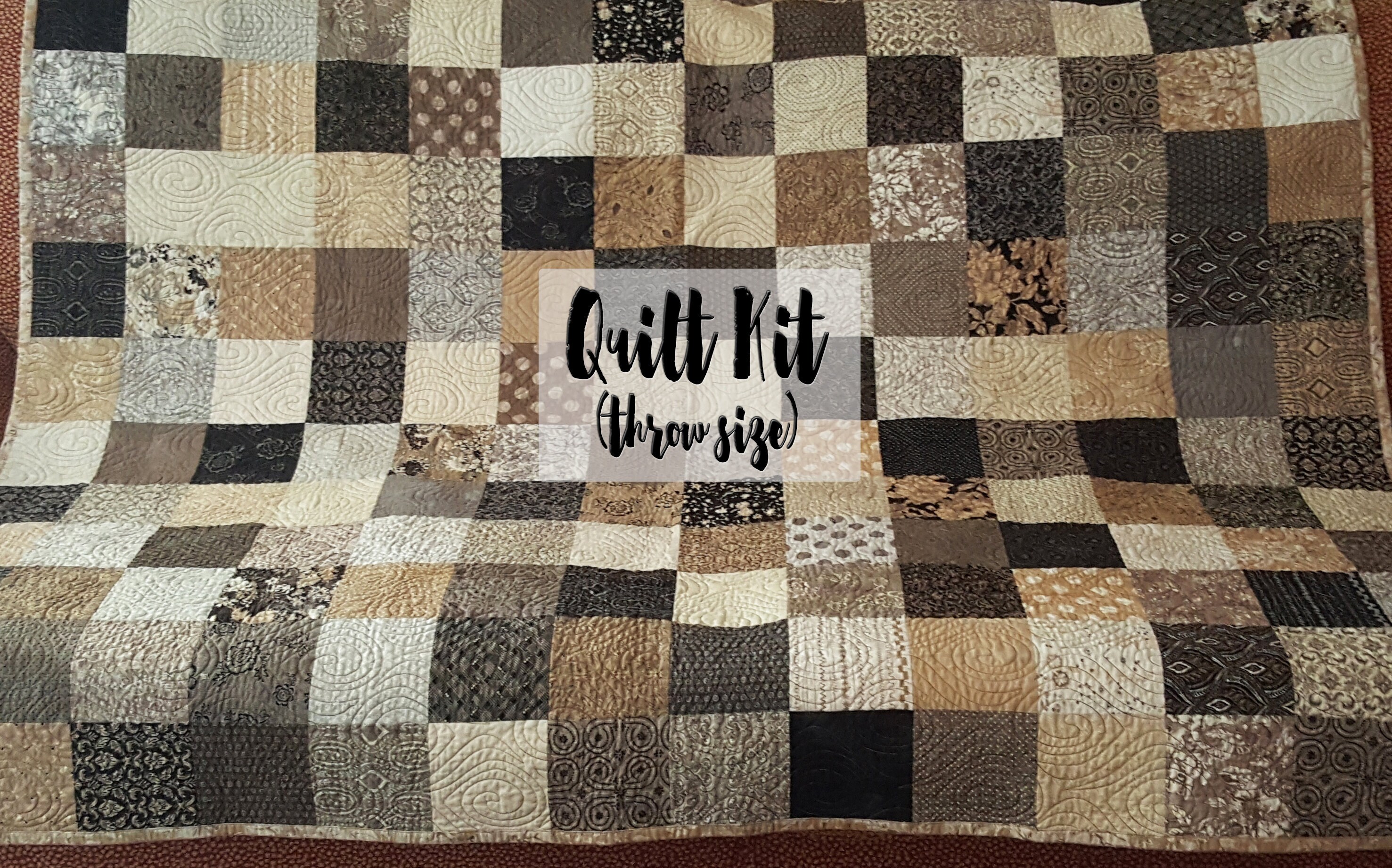 Quilt Kit for Throw Size Quilt in Little Black Dress & Maven Etsy