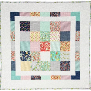 Quilt Pattern, Charm Pack Quilt Pattern, Beginner Quilt Pattern, Easy Quilt Pattern, Baby Quilt Pattern, Throw Quilt Pattern image 6