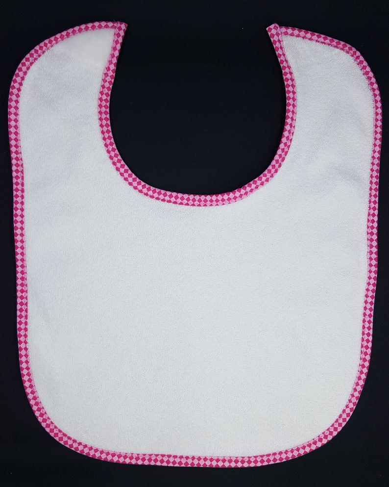 Blank Baby Bibs Plain White Baby Bib Blank Embroidery Bibs Etsy