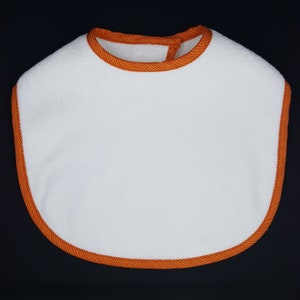 Blank Baby Bibs, Plain White Baby Bib, Blank Embroidery Bibs, Blank Baby Bibs for Embroidery, Embroidery Blanks, Plain Terry Bib