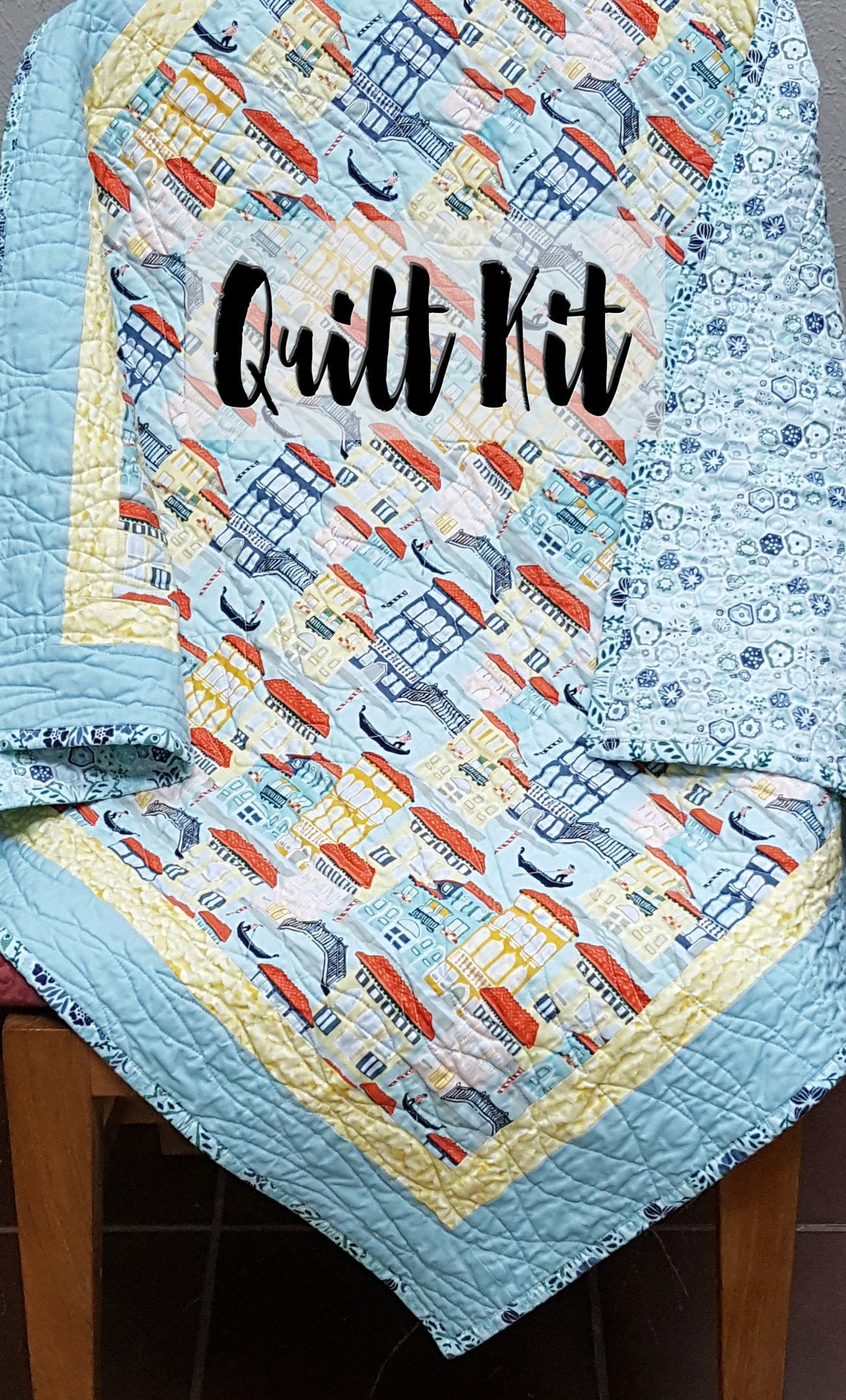 Easy Quilt Kit Beginner Quilt Kit Baby Boy Quilt Kit DIY Etsy