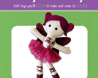 Funky Friends Factory, Stuffed Animal Pattern, Stuffie Pattern, Pauline McArthur Pattern, FFF Printed Pattern, Sugar Plum Fairy Doll