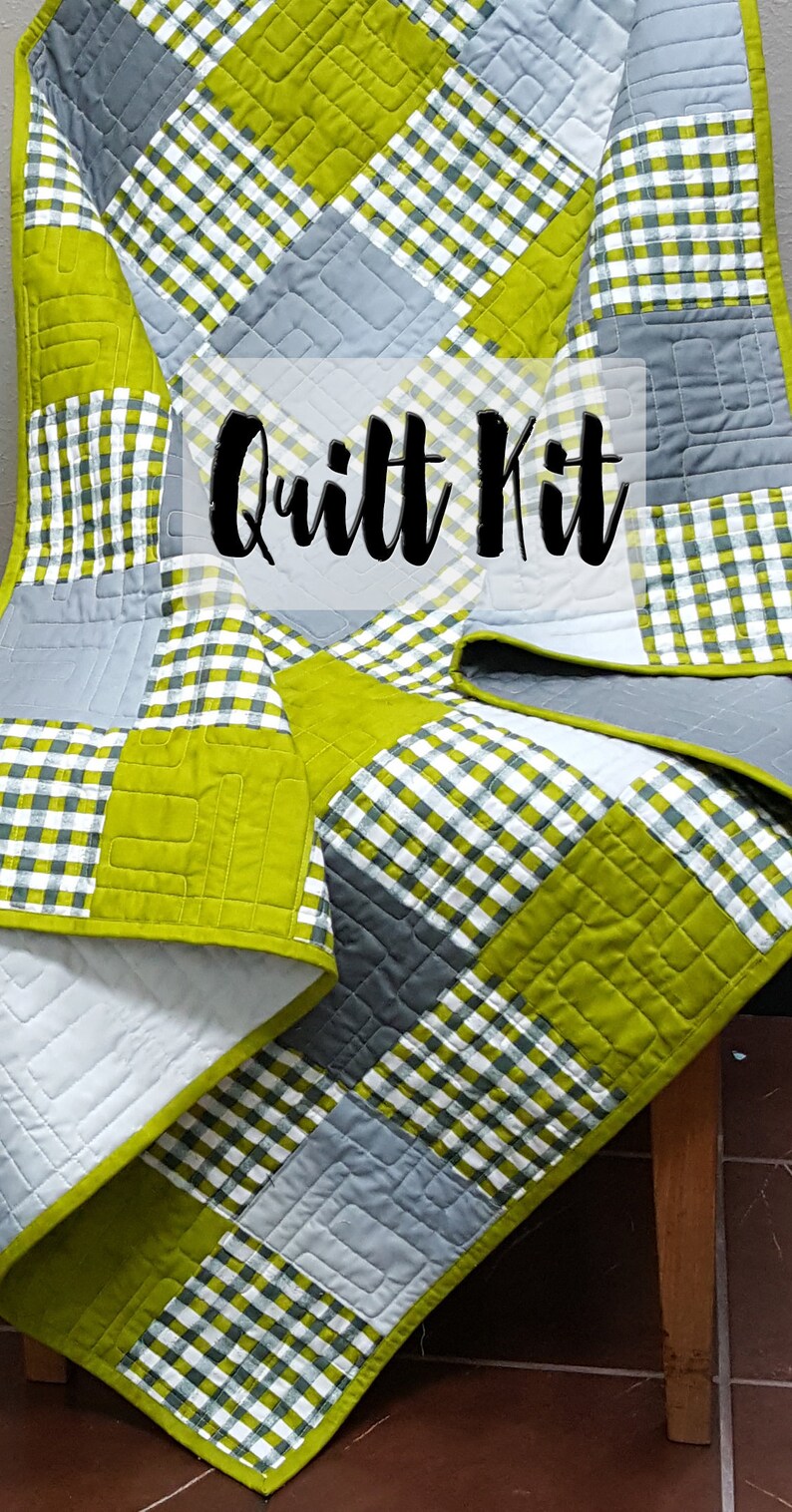 Easy Quilt Kit Beginner Quilt Kit Baby Boy Quilt Kit DIY Etsy