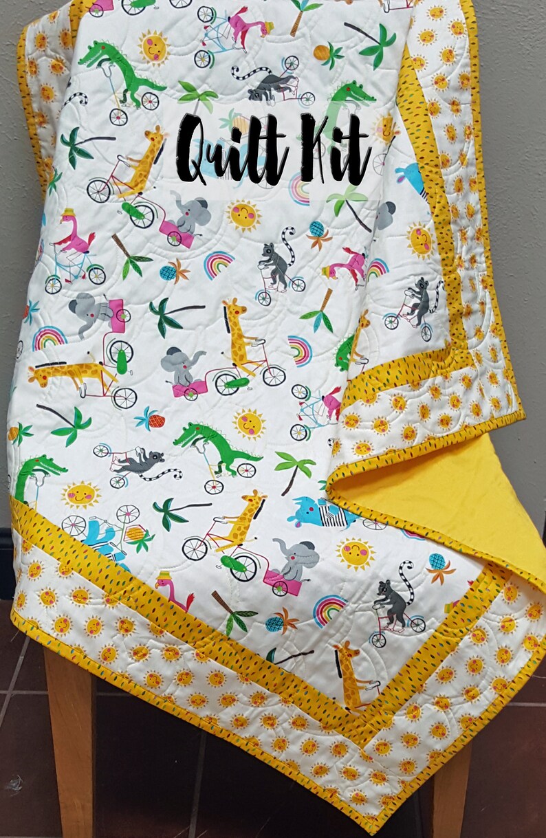 Easy Quilt Kit Beginner Quilt Kit Baby Girl Quilt Kit DIY Etsy