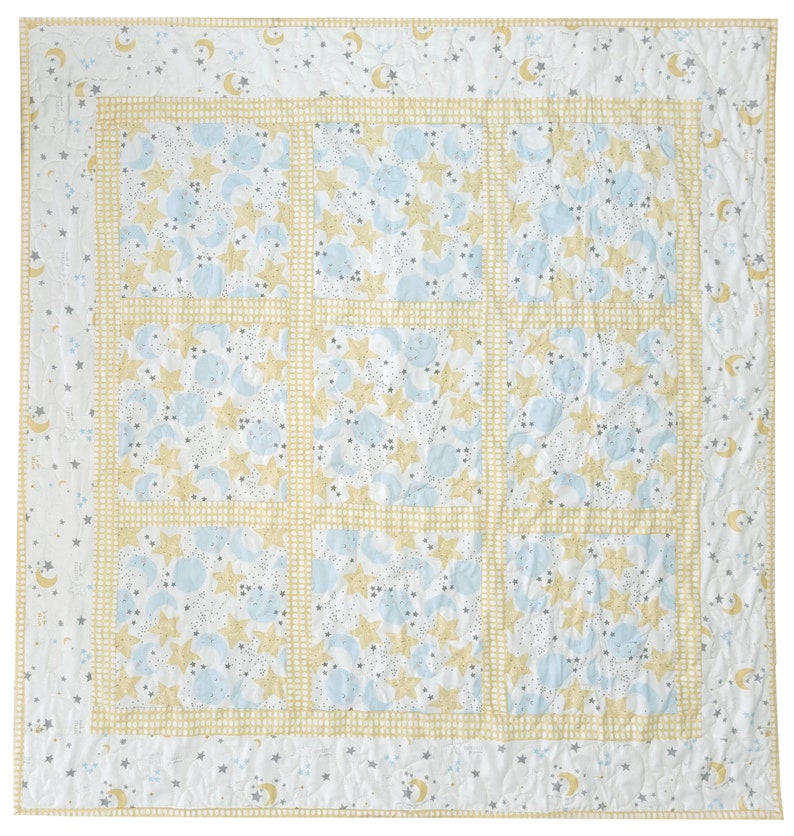 Baby Quilt Kit Easy Quilt Kit Beginner Quilt Kit DIY Stars Etsy