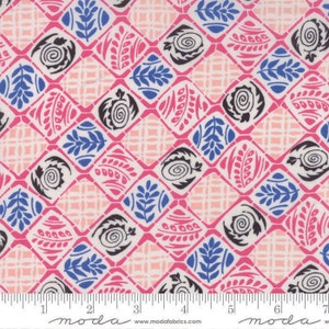 Moda Quilten Baumwolle, Quilten Fat Quarter, Diagonal Block Lawn Print, Move On Lawns Collection