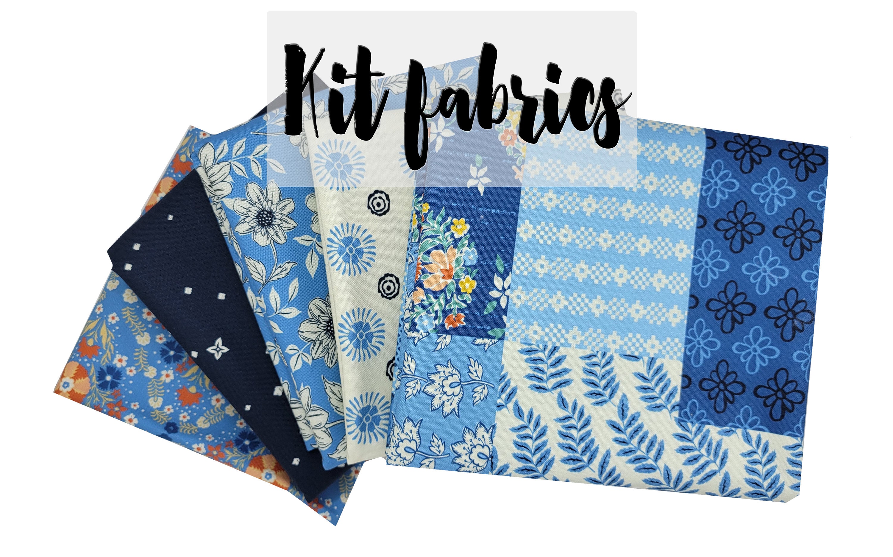 Cheater Kit Easy Quilt Kit, Beginner Quilt Kit, Throw Quilt Kit, Patchwork Quilt ...