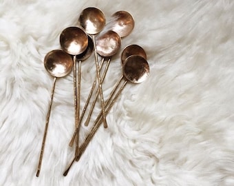 Brass Tea + Spice Spoon // Minimal Gold Teaspoon