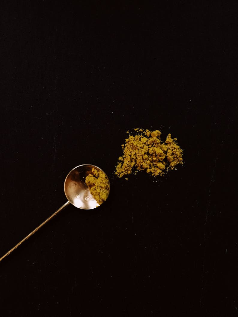 Brass Tea Spice Spoon // Minimal Gold Teaspoon image 4