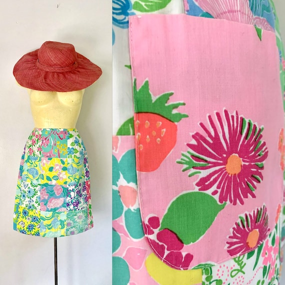1960s Lilly Pulitzer Cotton Patchwork Skirt