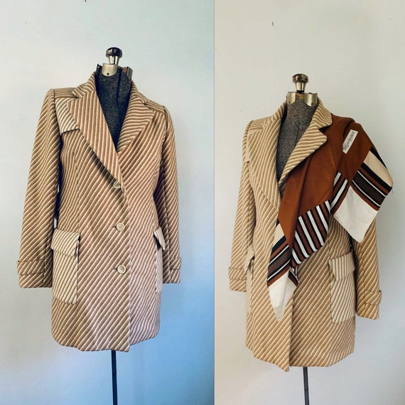1970s Bill Blass Cashmere Jacket Coat