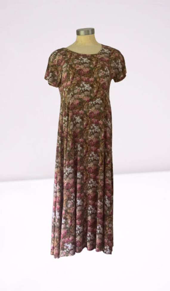 1990s All That Jazz Midi Dress Gem