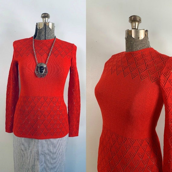 red zipper sweater