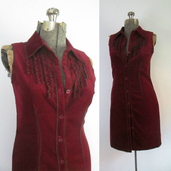 vintage corduroy dress