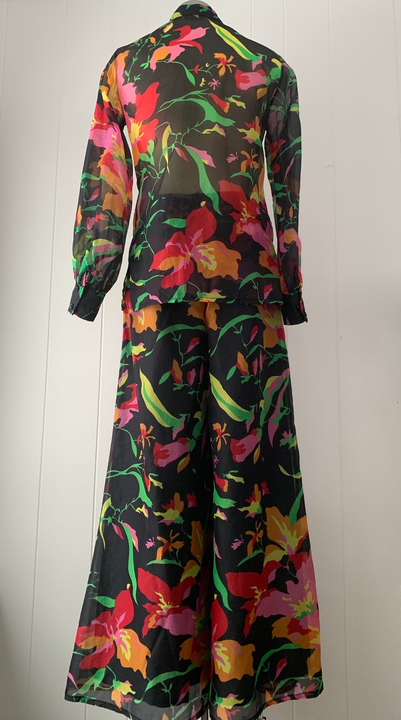 palazzo pants and matching top