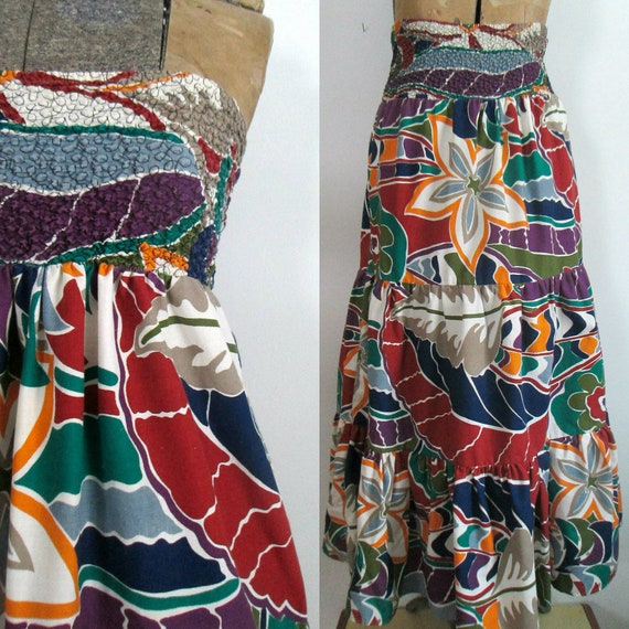 Sundress Beach Skirt Coverup Vintage Gabar