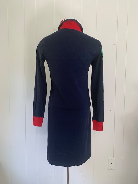 Ralph Lauren Rugby Shirt Dress // RL Blue Label Cotto… Gem