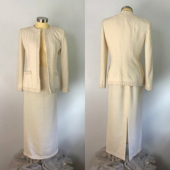 jacket and skirt set for wedding