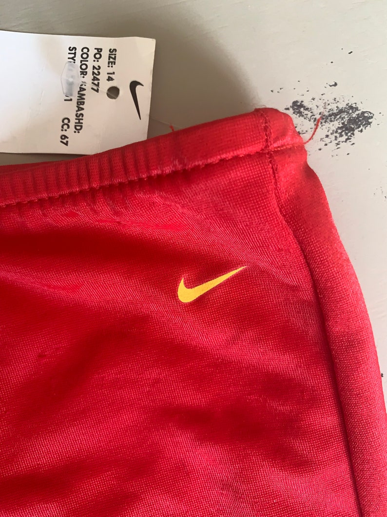 Vintage Nike Red Spandex Shorts / NWT Deadstock - Etsy