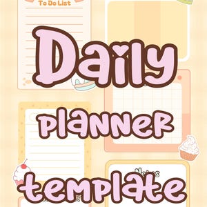 Kawaii Daily Planner – Organize Your Day with Sweet Style!