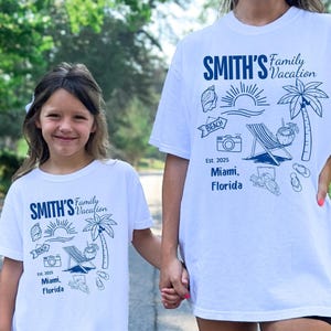 Comfort Colors® Family Vacation Shirts, Beach TShirt, Family Beach Trip, Vacation 2025 Tee, Coastal T Shirt, Island Tropical, Family Vacay
